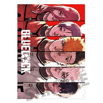 "Blue Lock" Single Clear File Red