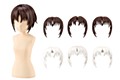 After School Short Wig A White & Chocolate Brown