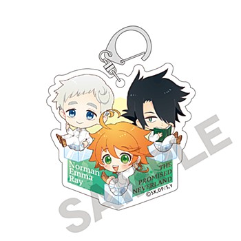 "The Promised Neverland" Acrylic Key Chain Group Hacosupo