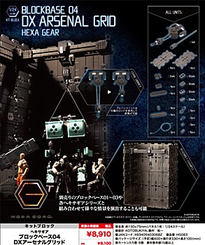 Kit Block Hexa Gear Blockbase 04 DX Arsenal Grid