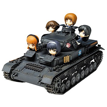1/35 "GIRLS und PANZER" Tank IV Ausf. D Ankou Team Deformed Ankou Team (Panzer Jacket Ver.)