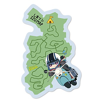 ゆるキャン△ SEASON2 しまリン IZU MAP マウスパッド ("Yurucamp Season 2" Shima Rin Izu Map Mouse Pad)