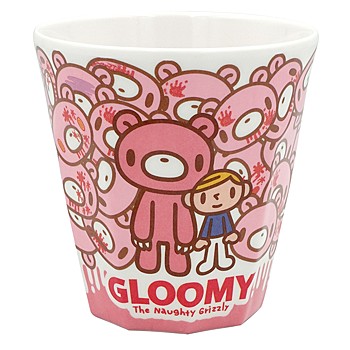 "GLOOMY The Naughty Grizzly" Melamine Cup A 8202-866