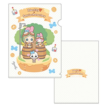 IdentityV×サンリオキャラクターズ クリアファイル マイメロディ&機械技師 ("Identity V" x Sanrio Characters Clear File My Melody & Mechanic)
