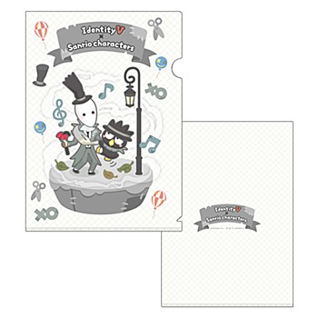 IdentityV×サンリオキャラクターズ クリアファイル バッドばつ丸&リッパー ("Identity V" x Sanrio Characters Clear File Bad Badtz-Maru & The Ripper)