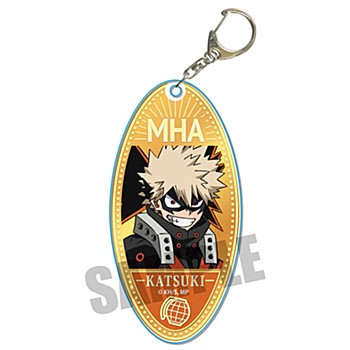 "My Hero Academia" Chara Medal Motel Key Chain Bakugo Katsuki