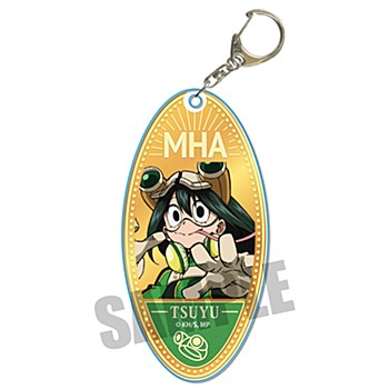 "My Hero Academia" Chara Medal Motel Key Chain Asui Tsuyu