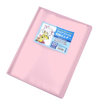CONC-FF03 クリアファイル収納ホルダー クリアピンク (Clear File Holder Clear Pink)