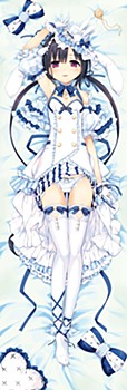 "Maitetsu" -Pure Station- Fukami Dakimakura Cover White & Black Rabbit Dress + Wedding Set