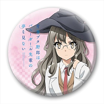 "Seishun Buta Yaro wa Bunny Girl-senpai no Yume wo Minai" Can Badge 100 Futaba Rio