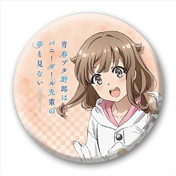 "Seishun Buta Yaro wa Bunny Girl-senpai no Yume wo Minai" Can Badge 100 Azusagawa Kaede