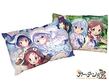 "Gochumon wa Usagi Desu ka??" Pillow Cover Chino & Maya & Megu