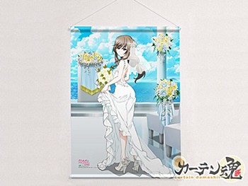 "GIRLS und PANZER das Finale" Original Illustration B1 Tapestry Shimada Chiyo Wedding