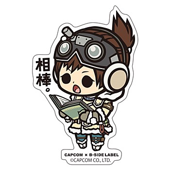 CAPCOM×B-SIDE LABEL ステッカー モンスターハンター 相棒。 (Capcom x B-Side Label Sticker "Monster Hunter" Aibou.)