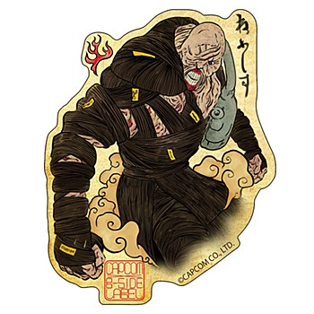 CAPCOM×B-SIDE LABEL ステッカー バイオハザード ネメシス(和風) (Capcom x B-Side Label Sticker "Resident Evil" Nemesis (Japanese Style))