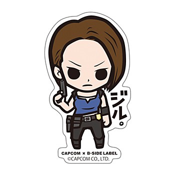 CAPCOM×B-SIDE LABEL ステッカー CAPCOMガール ジル (Capcom x B-Side Label Sticker Capcom Girl Jill)