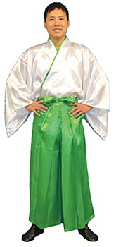 Colorful Hakama Set Green