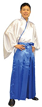 カラフル袴セット 青 (Colorful Hakama Set Blue)
