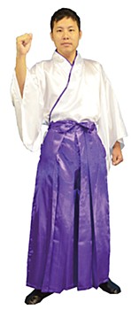 Colorful Hakama Set Purple