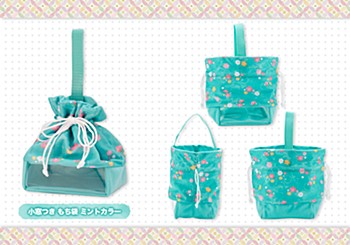 もちフレ 小窓つき もち袋 ミントカラー (MochiMochi Friends Mochi-bag with Small Window Mint Color)