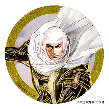 Hiroyuki Suwahara Collection Engraving Metal Art Sticker Uesugi Kenshin