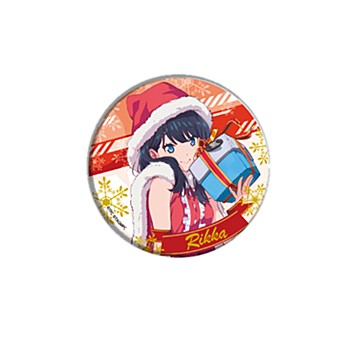 Can Badge "SSSS.Gridman" 07 Takarada Rikka Christmas Ver.