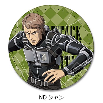 進撃の巨人 The Final Season 第10弾 レザーバッジ(丸形) ND ジャン ("Attack on Titan The Final Season" Vol. 10 Leather Badge (Round) ND Jean)