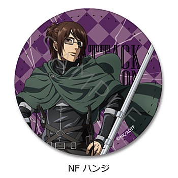 進撃の巨人 The Final Season 第10弾 レザーバッジ(丸形) NF ハンジ ("Attack on Titan The Final Season" Vol. 10 Leather Badge (Round) NF Hans)