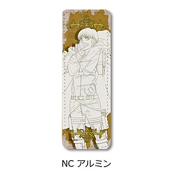 進撃の巨人 The Final Season 第10弾 レザーバッジ(ロング) NC アルミン ("Attack on Titan The Final Season" Vol. 10 Leather Badge (Long) NC Armin)