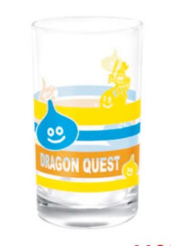 "Dragon Quest" Smile Slime Glass Orange x Yellow
