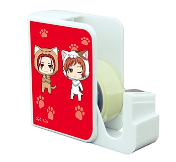 Chara Tape Cutter "K SEVEN STORIES" 02 Suoh Mikoto & Yata Misaki Cat Ver. (Mini Character)