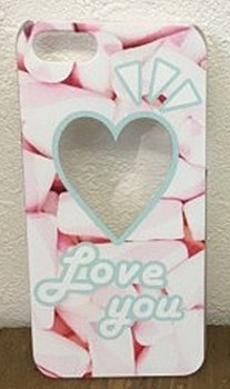 iコレ♪ ケース！ iPhone7♪ ハート LOVEYOU (i Collection Case iPhone7 Heart Love You)