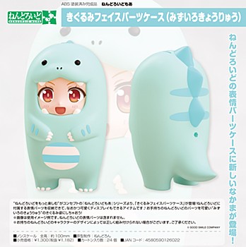 [product image]Nendoroid More Face Parts Case Blue Dinosaur