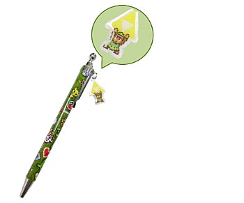 "The Legend of Zelda A Link to the Past" ZZ20 Ballpoint Pen with Charm Dot Art