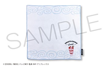 銀魂 モチーフ柄ハンドタオル 坂田銀時 ("Gintama" Motif Pattern Hand Towel Sakata Gintoki)