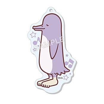 Uta-Pri Mascot Characters Marutto Stand Key Chain 03 Penguin