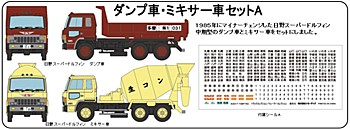ザ・トラックコレクション ダンプ車・ミキサー車セットA (The Truck Collection Dump Truck & Mixer Truck Set A)