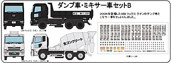 ザ・トラックコレクション ダンプ車・ミキサー車セットB (The Truck Collection Dump Truck & Mixer Truck Set B)