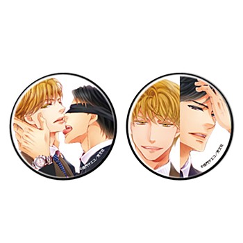 Can Badge 2 Set Saeko Kamon Works 02 "The Licking Dog is Loved by a Millionaire"
