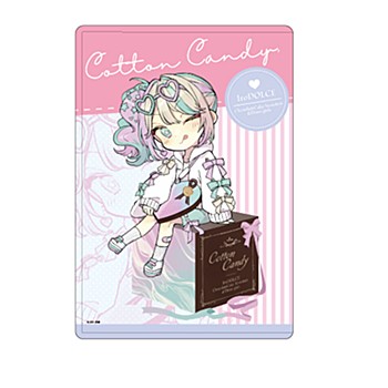 Chara Clear Case "IroDOLCE" 07 Cotton Candy Valentine Ver. (Original Illustration)