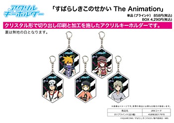 Acrylic Key Chain "The World Ends with You: The Animation" 01