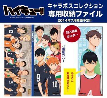"Haikyu!!" Charactor Poster Collection File