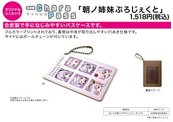 Chara Pass Case Asano Sisters Project 01 Panel Layout Design (Mini Character)