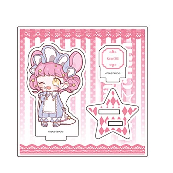 Acrylic Figure Plate "Kiratto Pri Chan" 14 Wonderland Ver. KiracCHU (Mini Character)