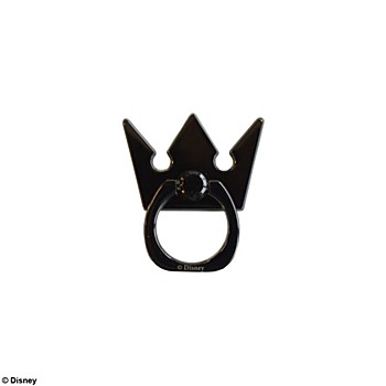 キングダムハーツ スマートフォンリング クラウン ブラック ("Kingdom Hearts" Smartphone Ring Crown Black)