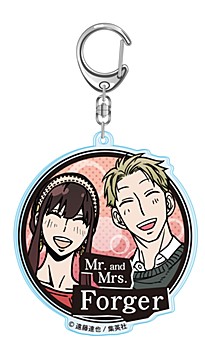 "SPY x FAMILY" Kirie Series Acrylic Key Chain Mr. & Mrs. Forger