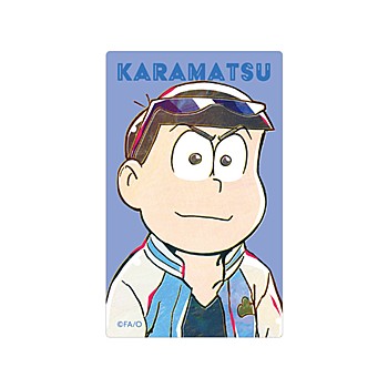 "Osomatsu-san" Ani-Art Vol. 3 Card Sticker Karamatsu