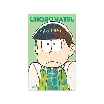 おそ松さん Ani-Art第3弾カードステッカー チョロ松 ("Osomatsu-san" Ani-Art Vol. 3 Card Sticker Choromatsu)