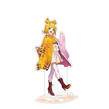 "Hatsune Miku" Sakura Miku Original Illustration Art by Shirabii Big Acrylic Stand Kagamine Rin