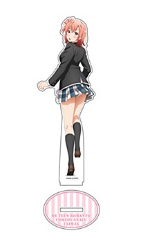 "Yahari Ore no Seishun Love-come wa Machigatteiru. Kan" Original Illustration Yui School Uniform Big Acrylic Stand